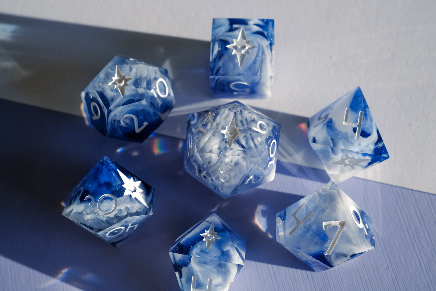 Squall Flawed Polyhedral Dice Set