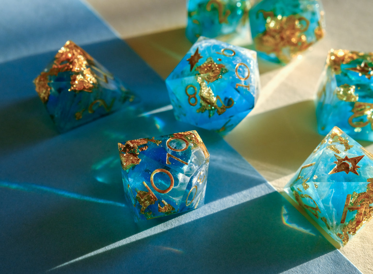 Poseidon Polyhedral Dice Set