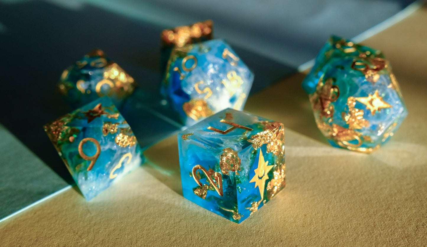 Poseidon Polyhedral Dice Set