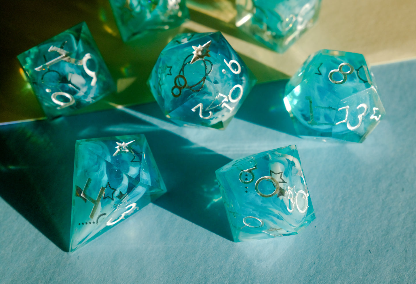 Space Frost Polyhedral Dice Set
