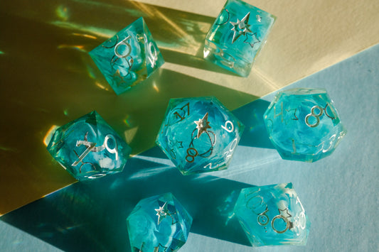 Space Frost Polyhedral Dice Set