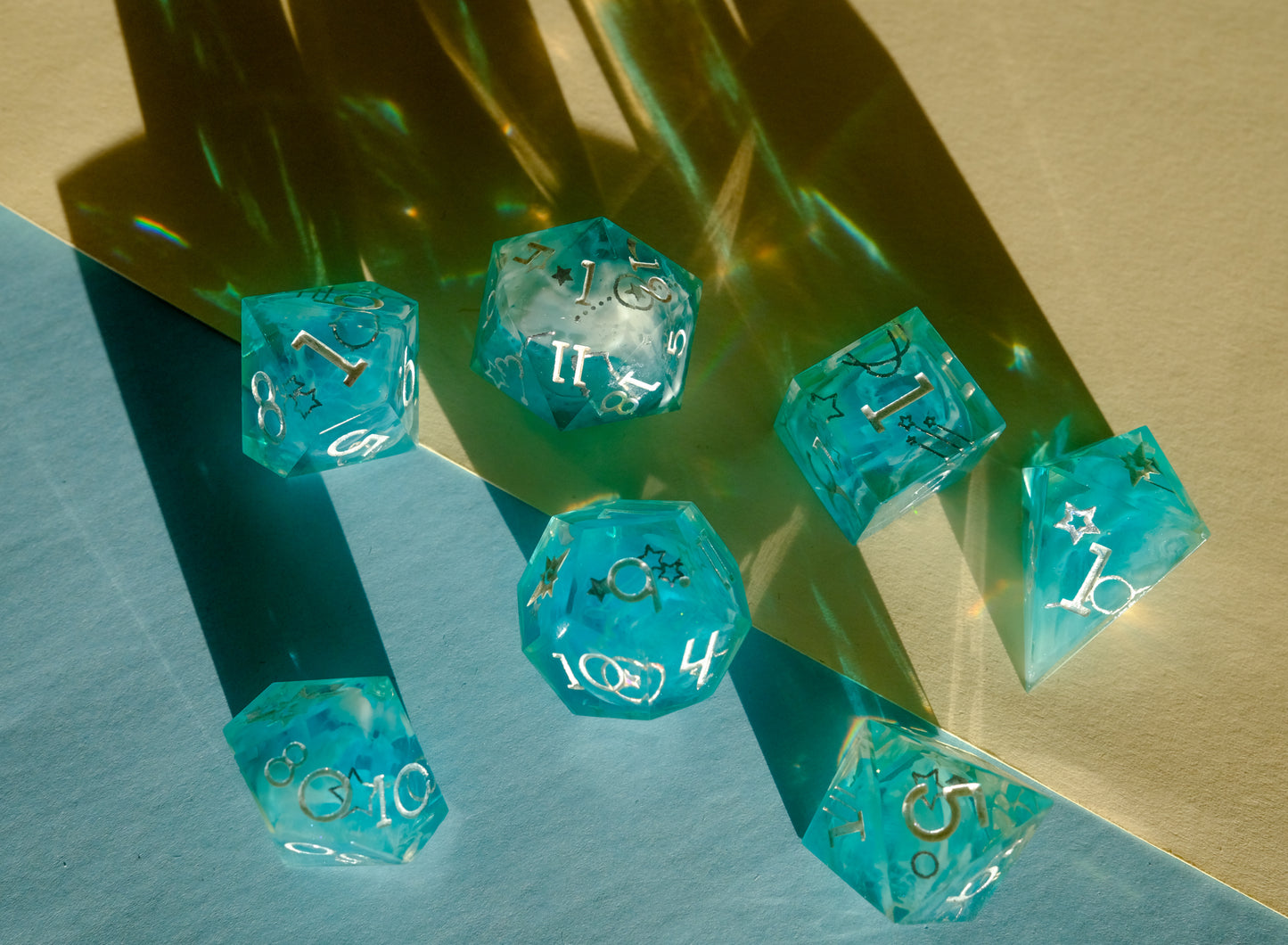 Space Frost Polyhedral Dice Set