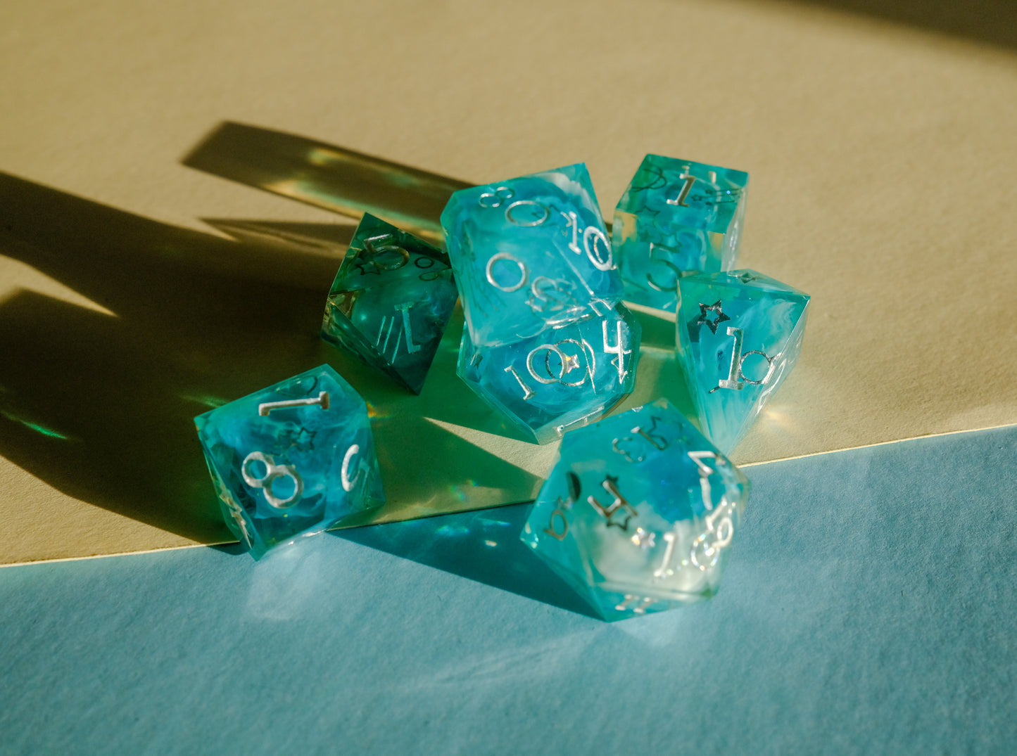 Space Frost Polyhedral Dice Set