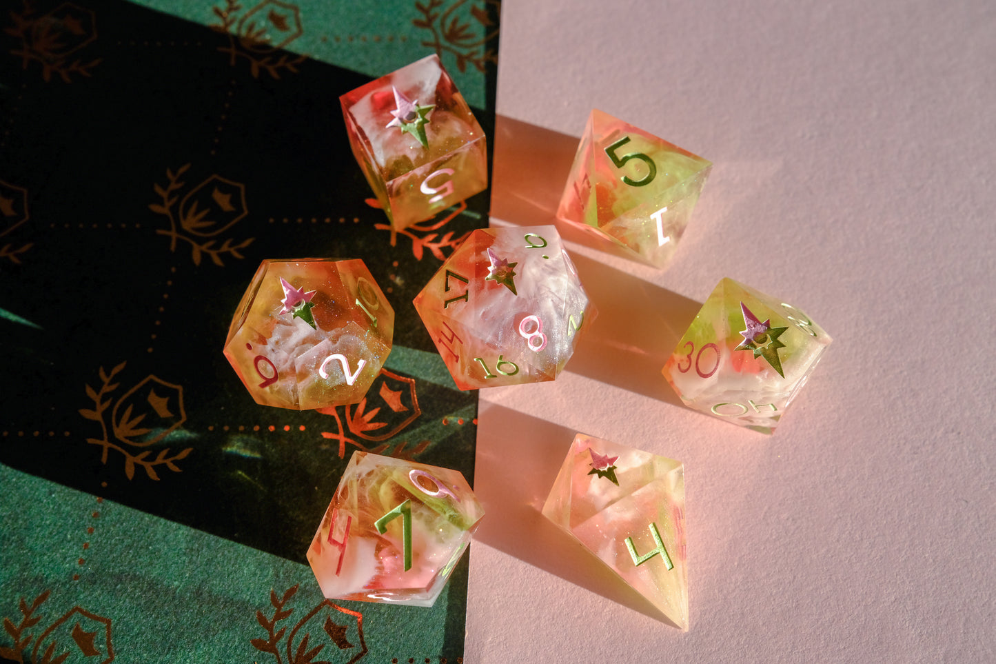 Defying Gravity Polyhedral Dice Set