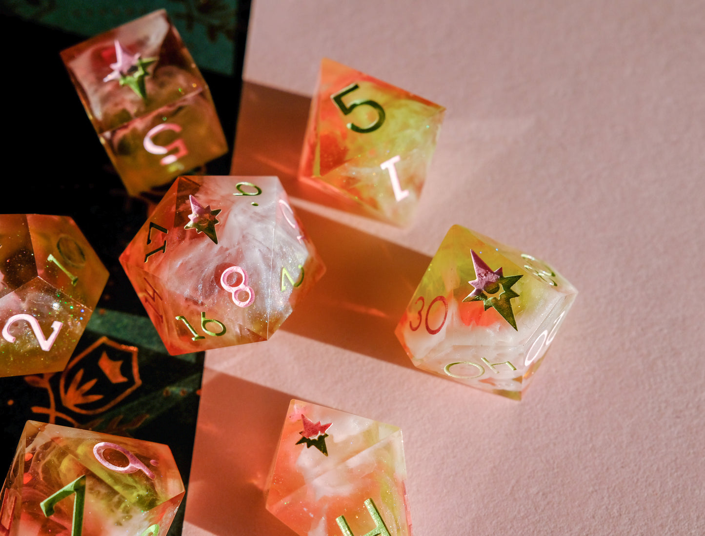 Defying Gravity Polyhedral Dice Set