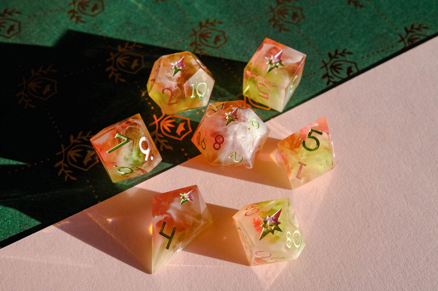 Defying Gravity Polyhedral Dice Set
