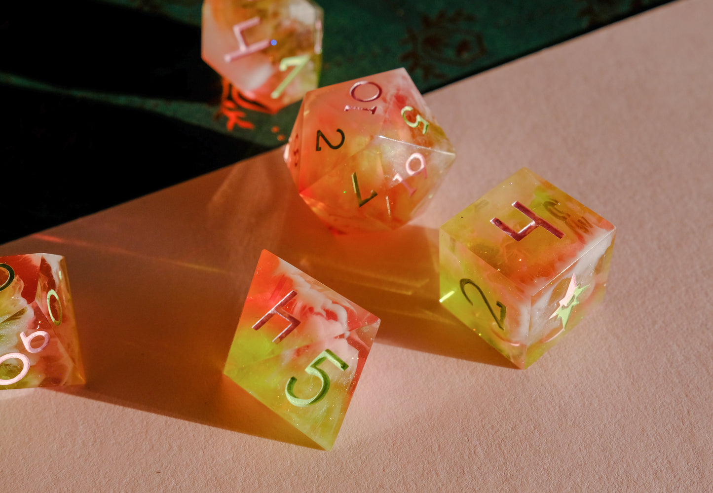 Defying Gravity Polyhedral Dice Set