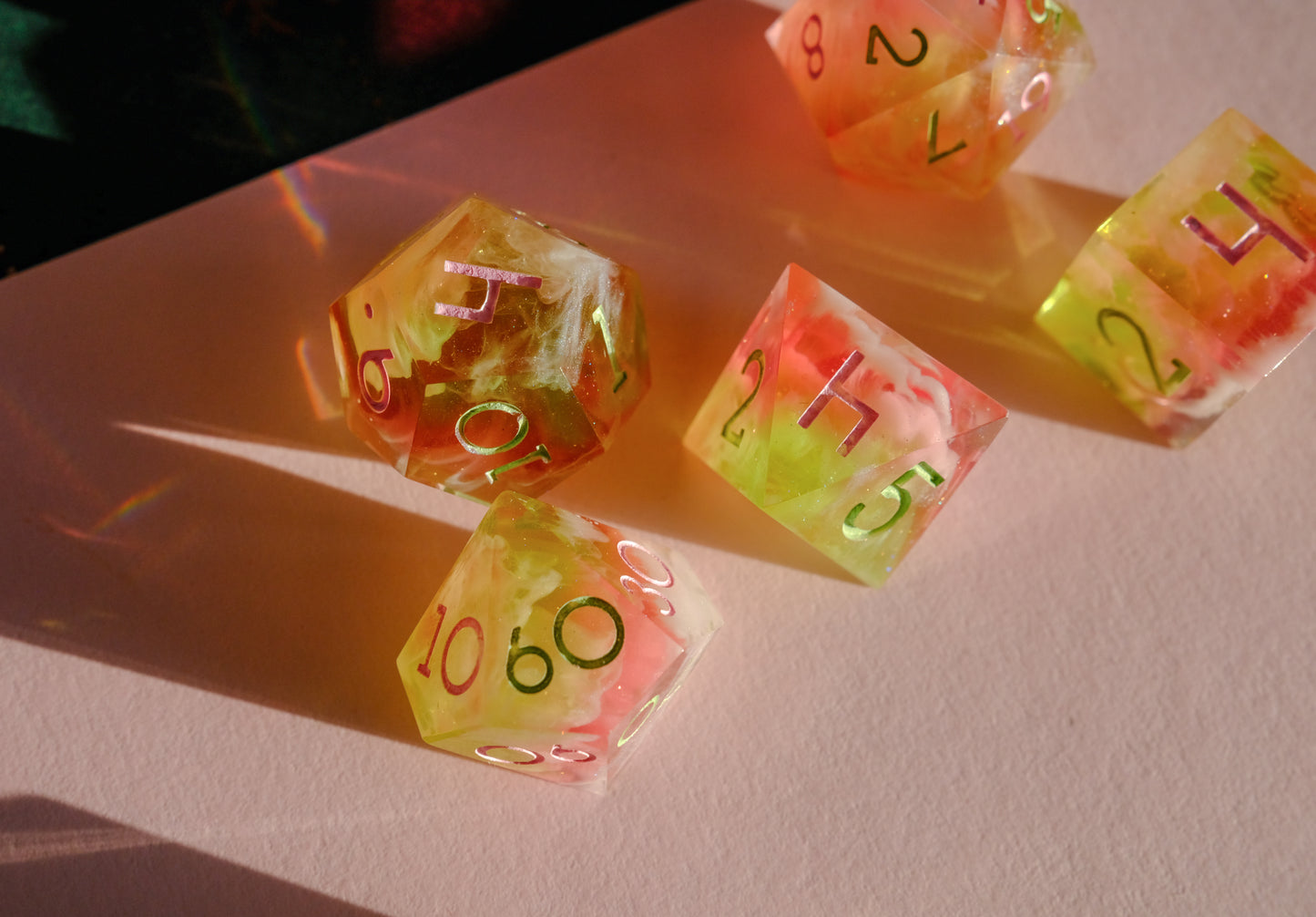 Defying Gravity Polyhedral Dice Set