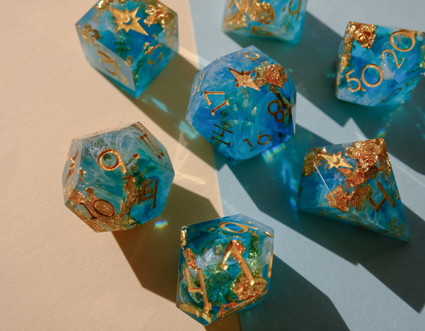 Poseidon Polyhedral Dice Set