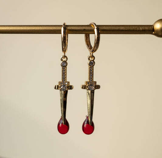 Sullied Dagger Earrings