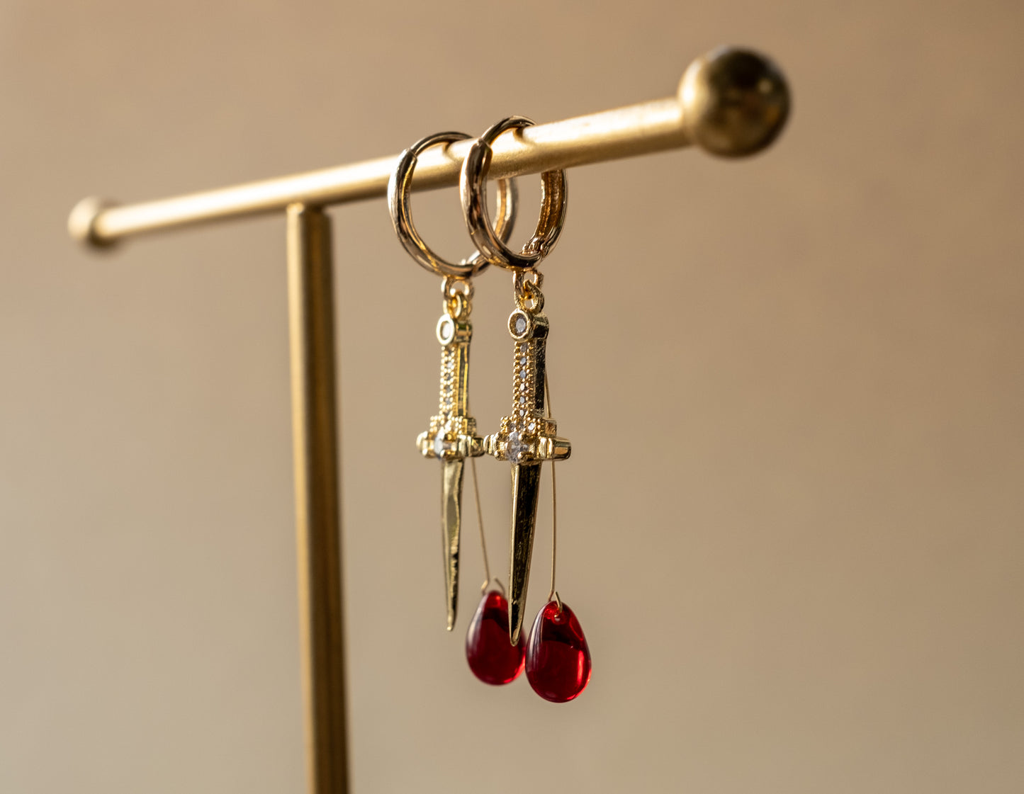 Sullied Dagger Earrings