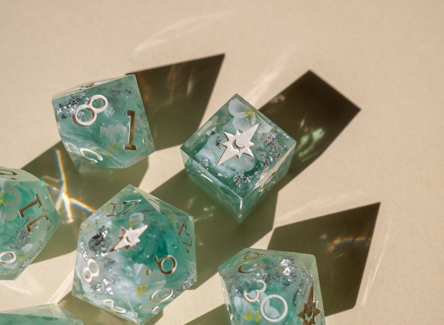 Petal Dance Polyhedral Dice Set