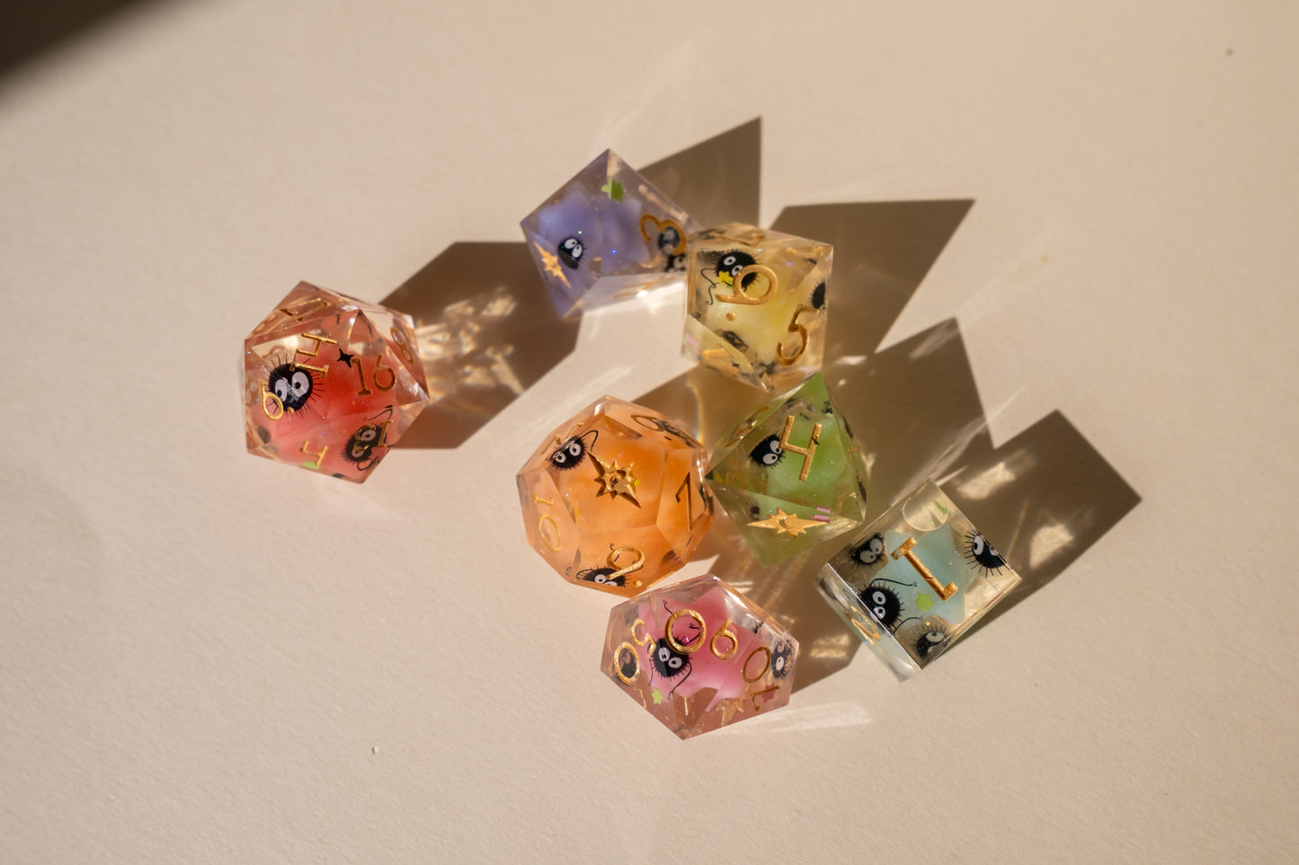 Soot Sprite Party Polyhedral Dice Set