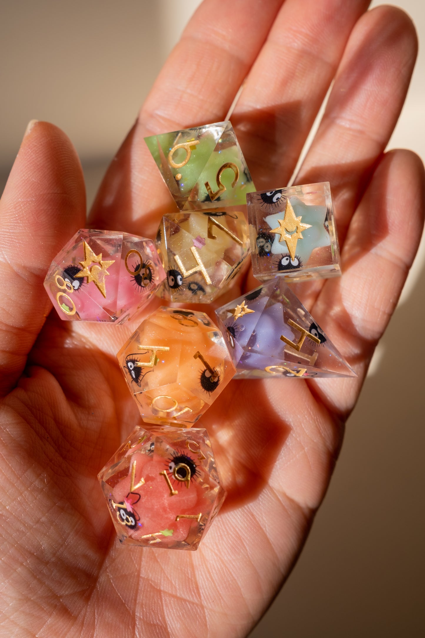 Soot Sprite Party Polyhedral Dice Set