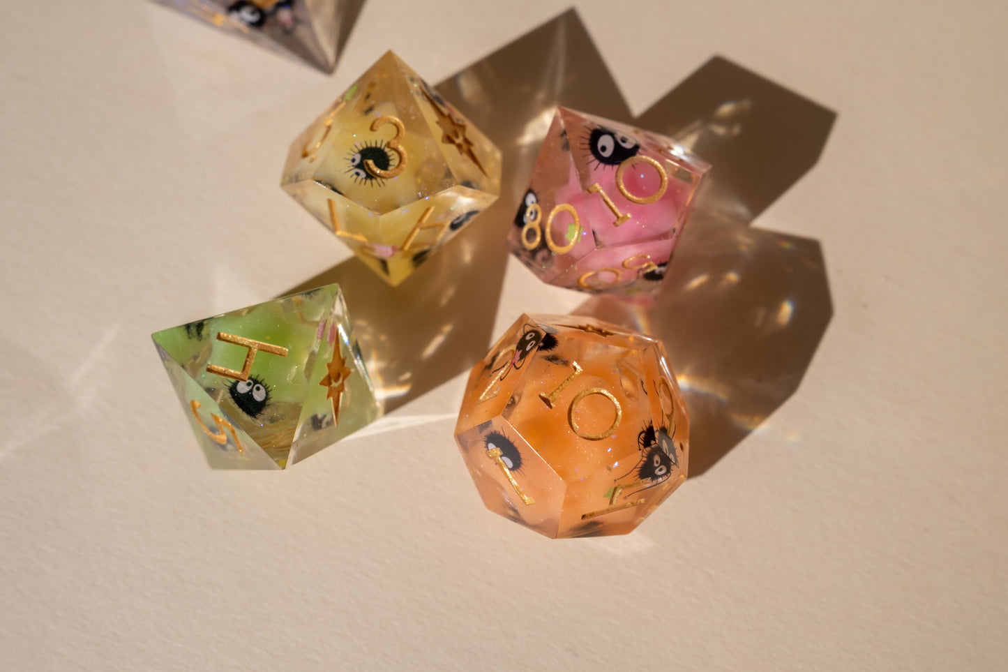 Soot Sprite Party Polyhedral Dice Set