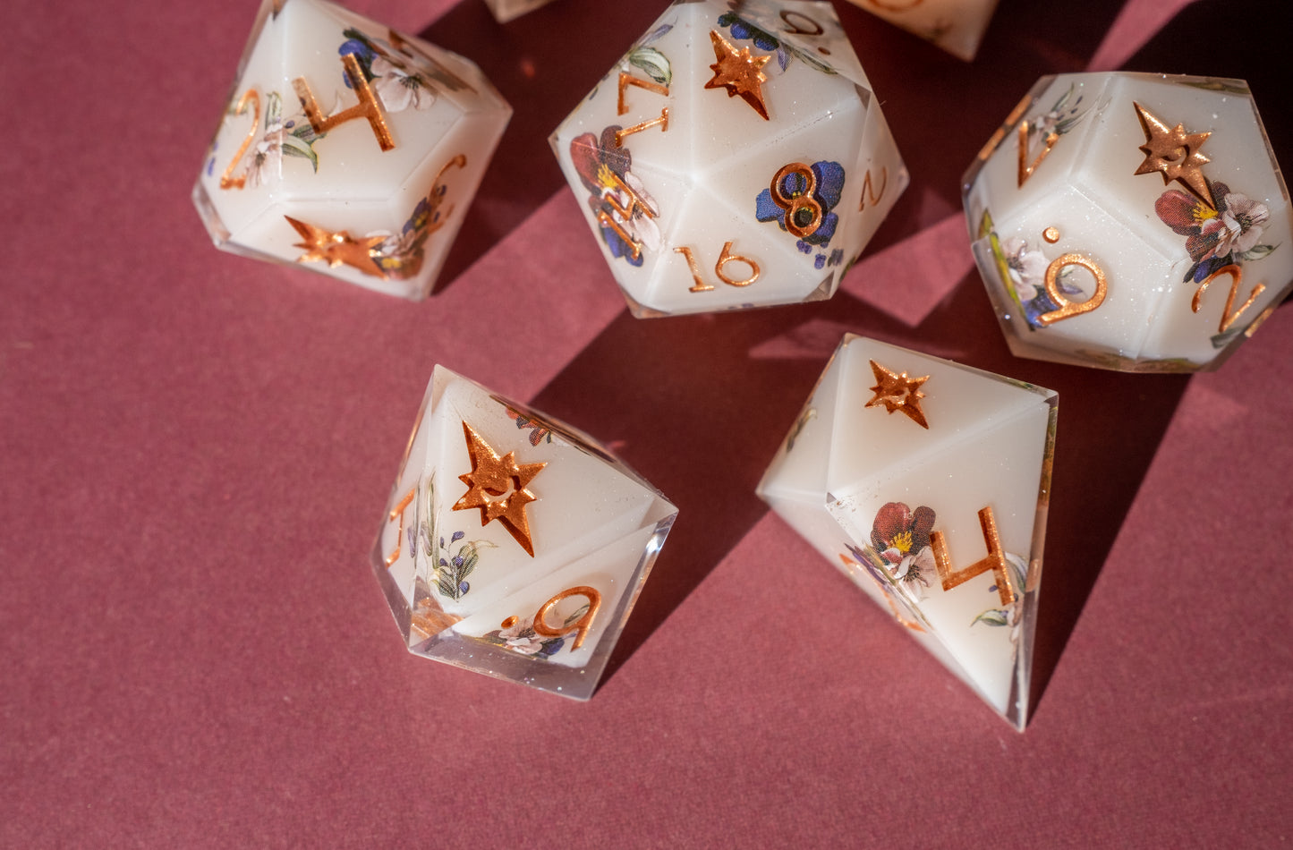 Faded Memories Polyhedral Dice Set