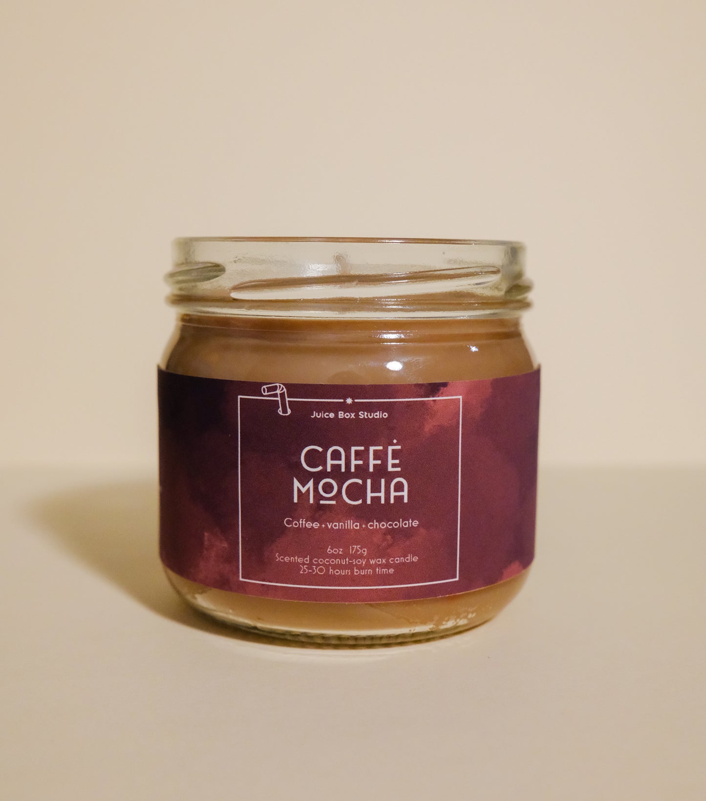 Caffe Mocha Scented Candle jar