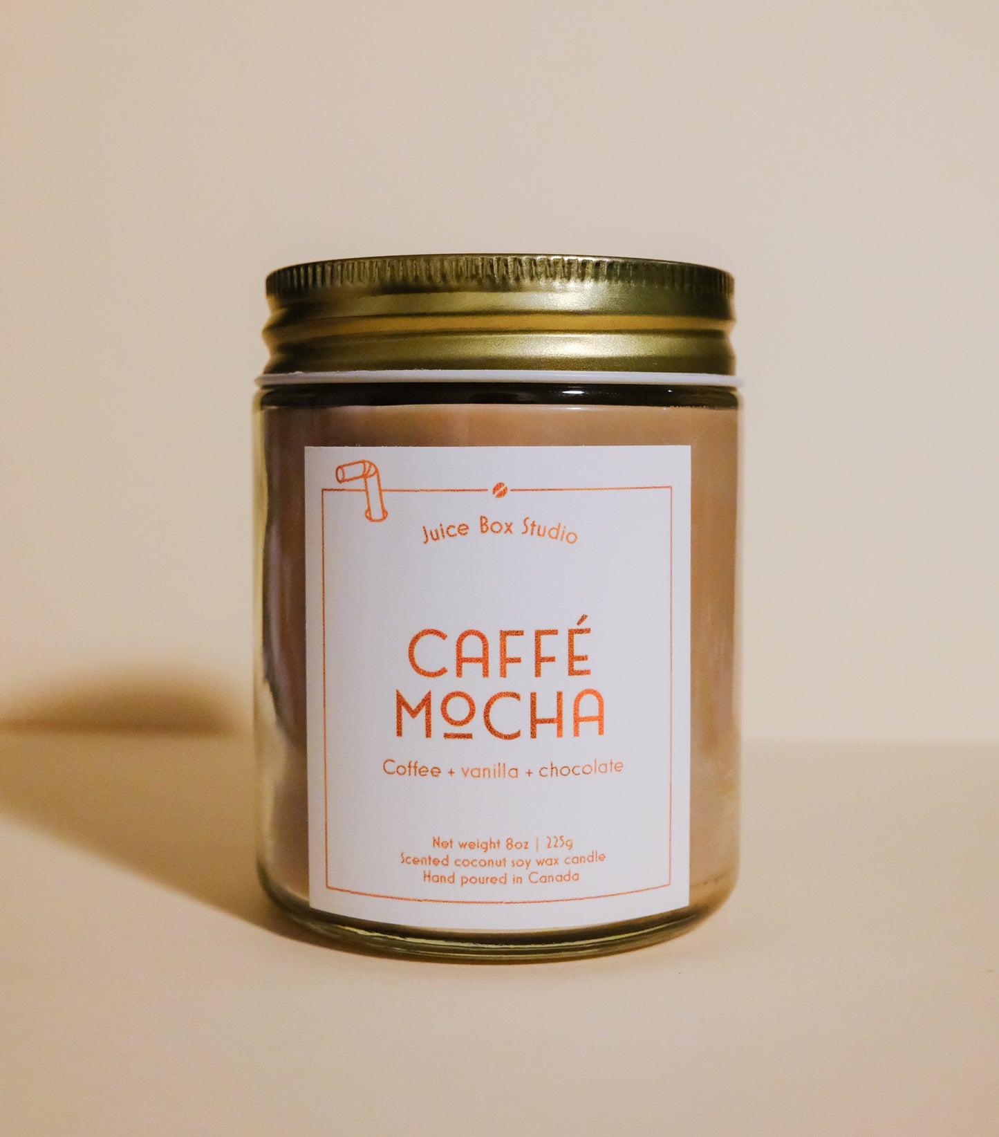 Caffe Mocha Scented Candle jar