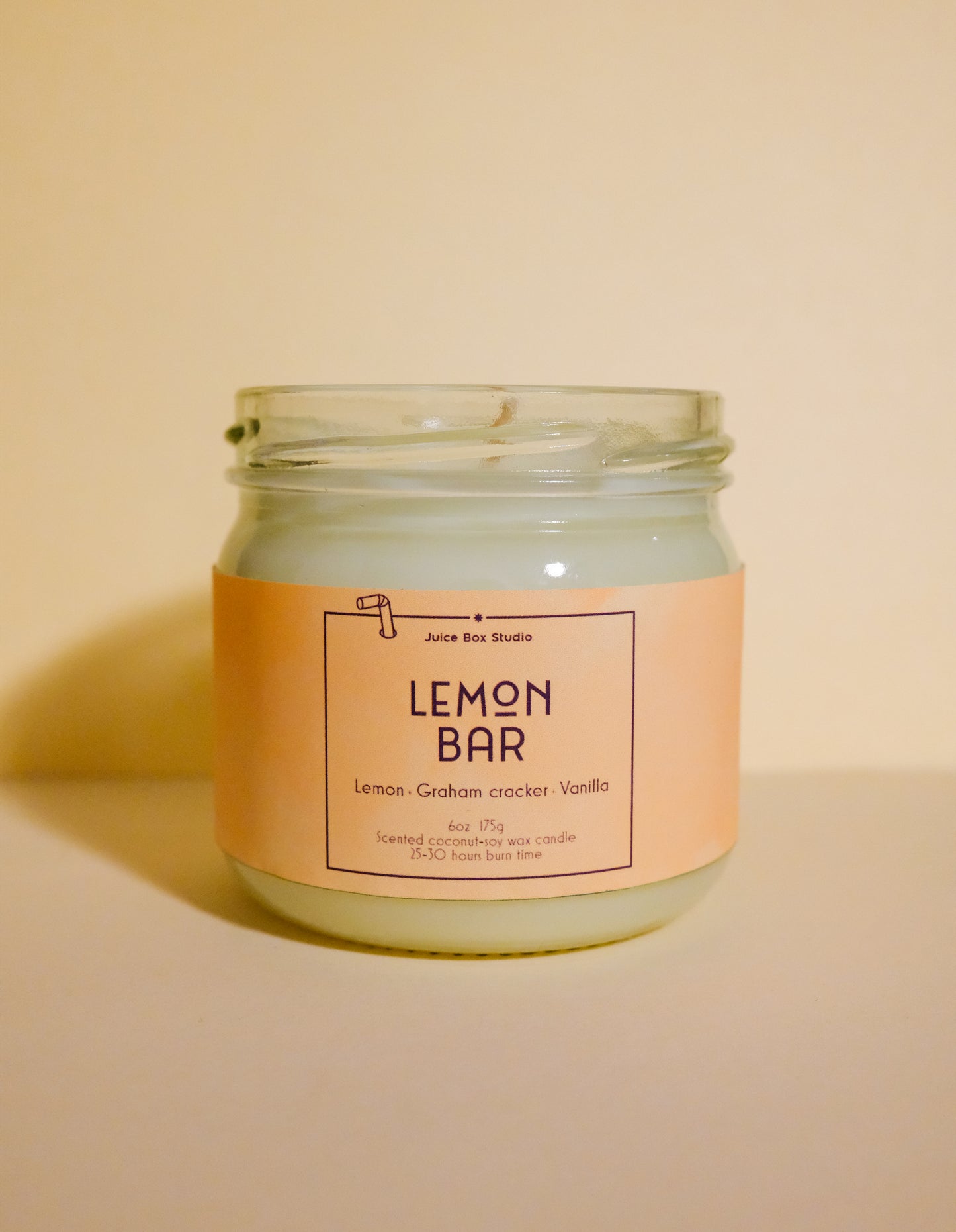 Lemon Bar Scented Candle jar