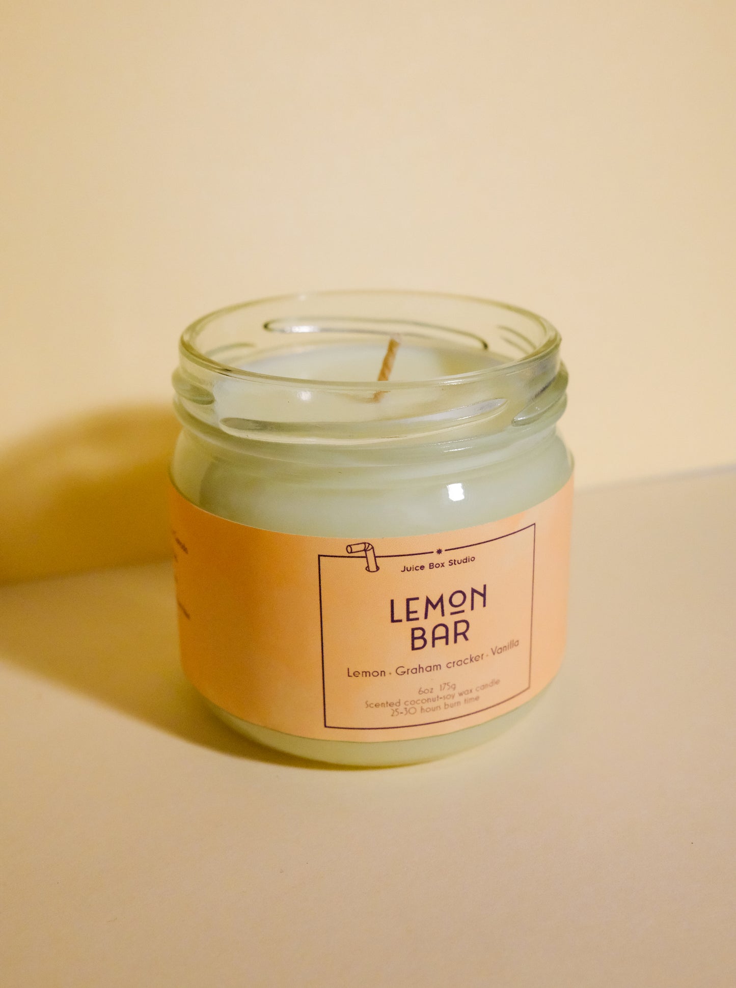 Lemon Bar Scented Candle jar