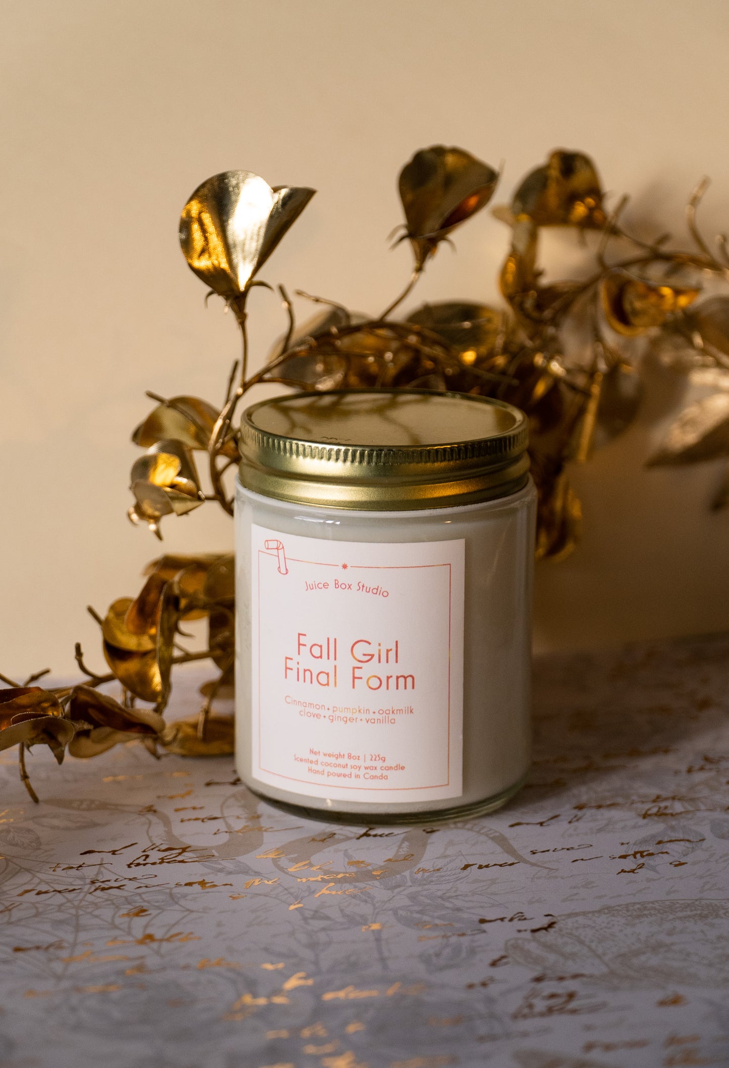 Fall Girl Final Form Scented Candle jar