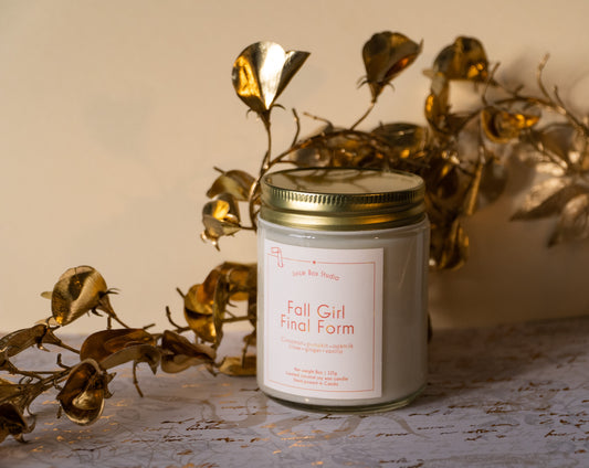 Fall Girl Final Form Scented Candle jar