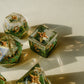 Butterfly Catcher Gold Polyhedral Dice Set