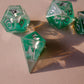 Butterfly Catcher Silver Polyhedral Dice Set