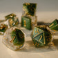 Butterfly Catcher Gold Polyhedral Dice Set