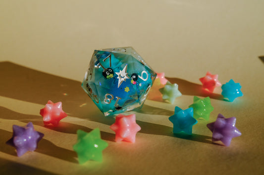 Blue Soot Sprite Mega D20