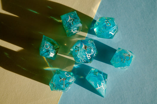 Space Frost Polyhedral Dice Set