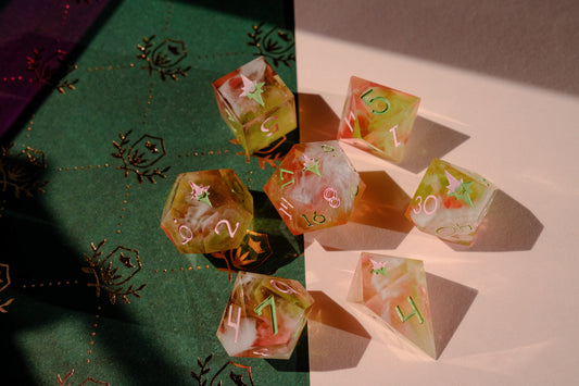 Defying Gravity Polyhedral Dice Set