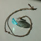 Paper Boat in a Bottle Necklace