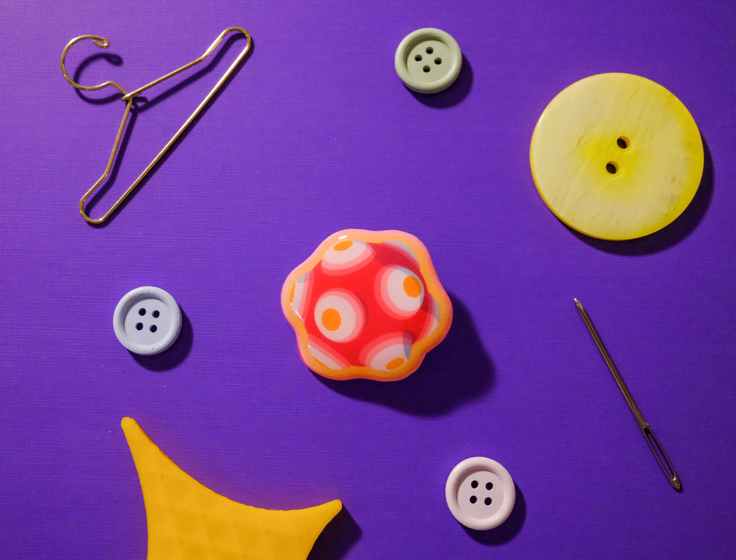 Katamari Handmade Pin Large