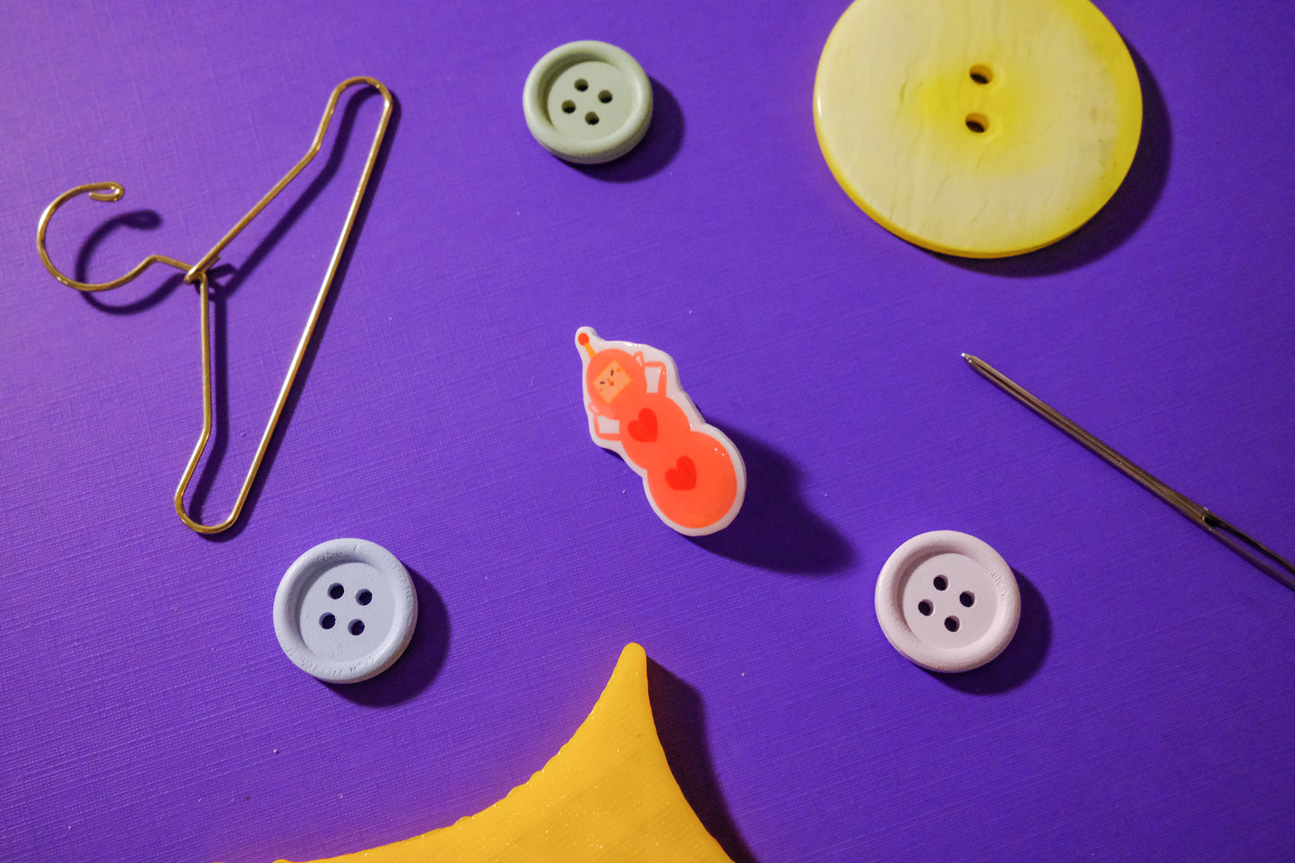 Katamari Handmade Pin Small