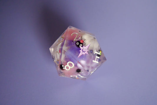 Pink Purple Soot Sprite Mega D20