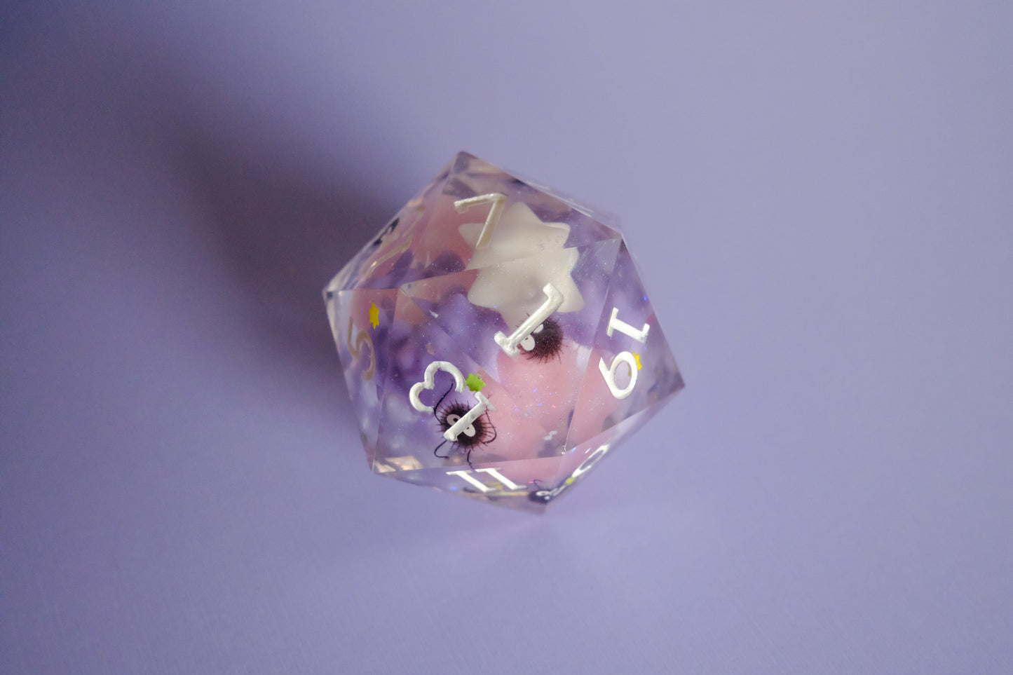 Pink Purple Soot Sprite Mega D20