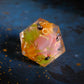Pink Orange Green Soot Sprite Mega D20 A- grade