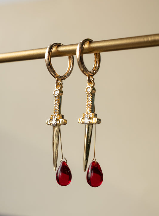 Sullied Dagger Earrings