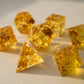 Honey Drop Polyhedral Dice Set