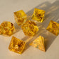 Honey Drop Polyhedral Dice Set