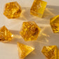 Honey Drop Polyhedral Dice Set