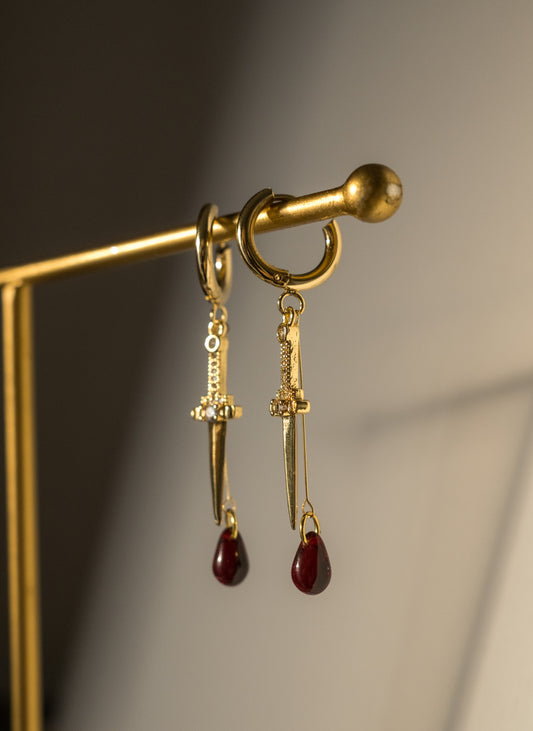 Sullied Dagger Earrings
