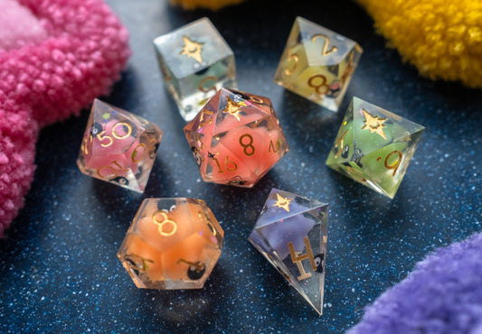 Soot Sprite Party Polyhedral Dice Set