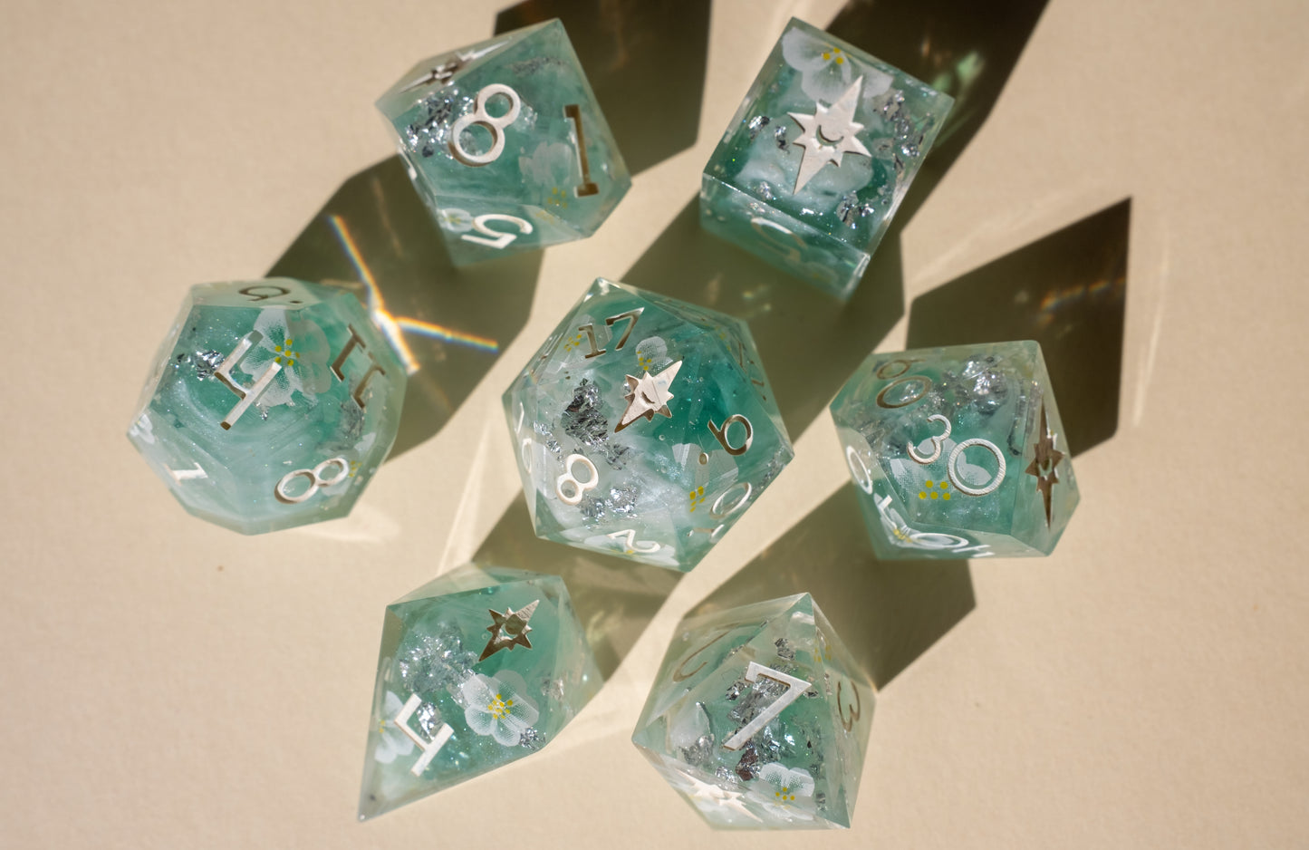 Petal Dance Polyhedral Dice Set