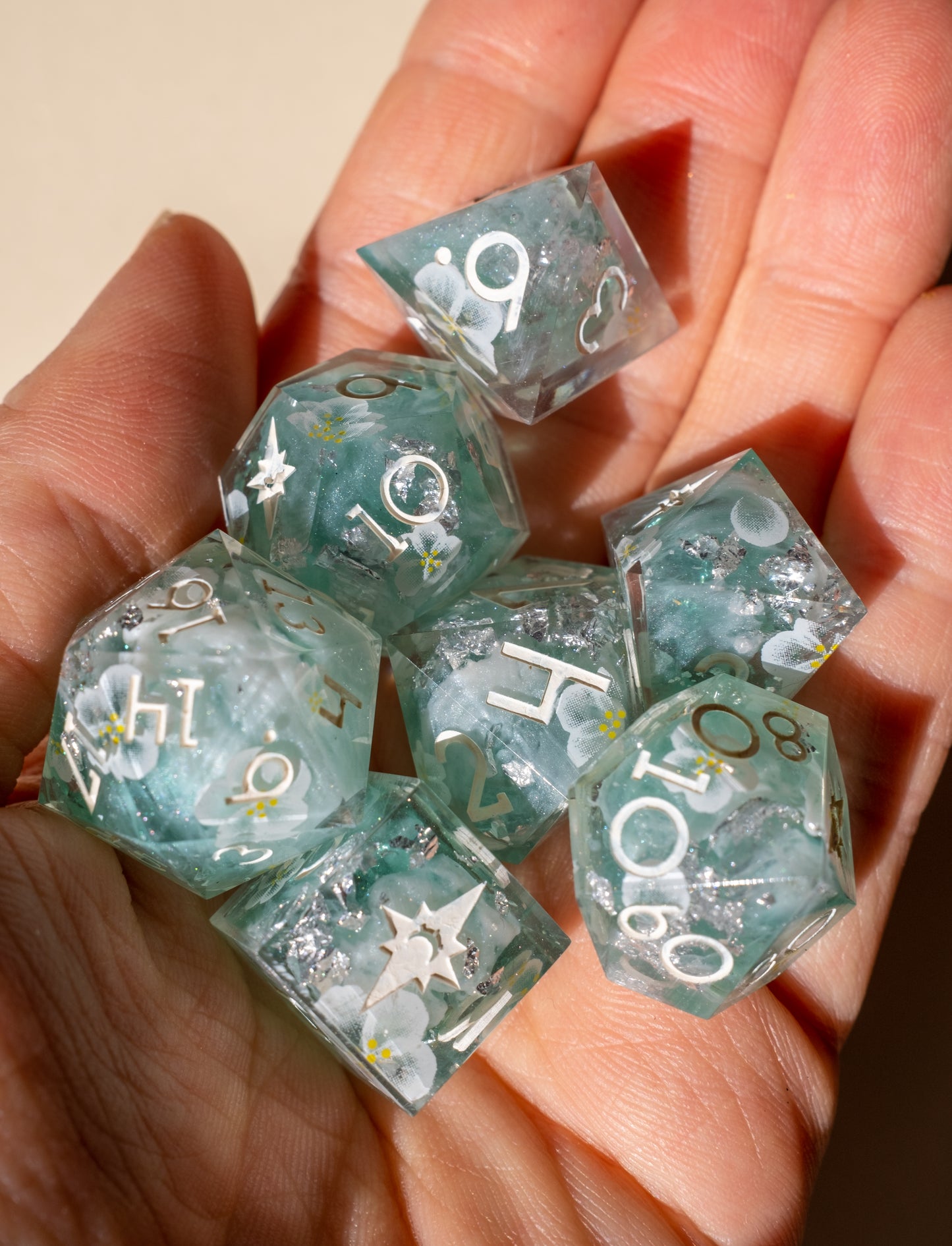 Petal Dance Polyhedral Dice Set