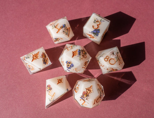 Faded Memories Polyhedral Dice Set