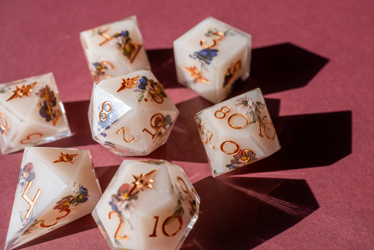 Faded Memories Polyhedral Dice Set
