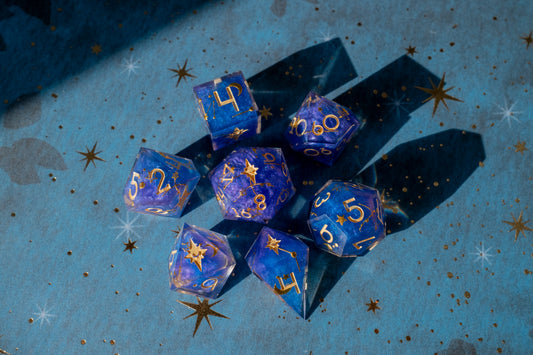 Starry Sky Polyhedral Dice Set