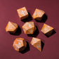 Orange Dream Flawed Polyhedral Dice Set